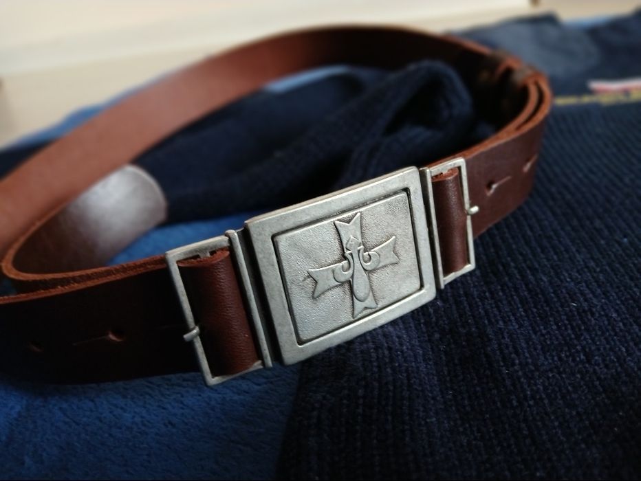 Skórzany pasek harcerski