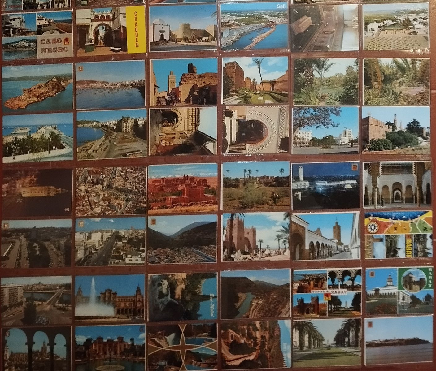 Postais antigos - Marrocos e Espanha 1980