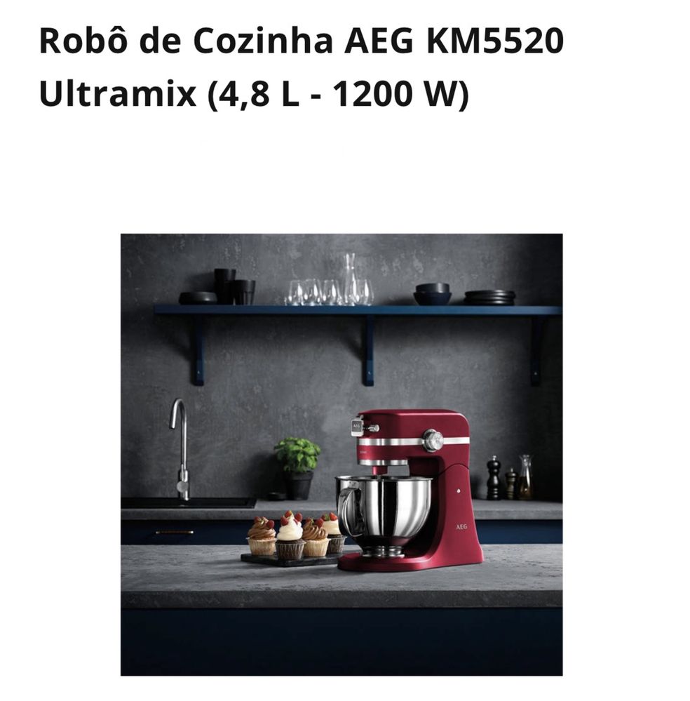 AEG KM5520 Robô de Cozinha - NOVO