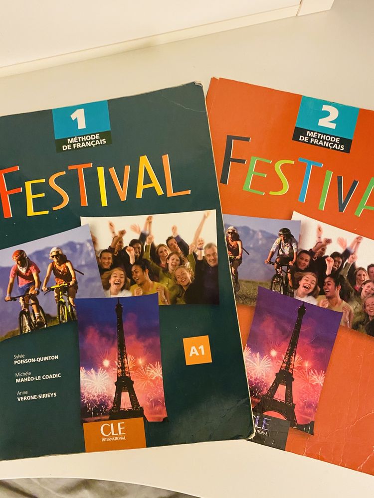 Festival 1 i 2 - ksiażki do nauki francuskiego