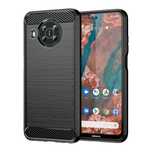 Carbon Case Elastyczne Etui Pokrowiec Nokia X100 Czarny