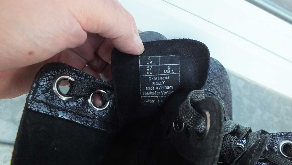 Buty wysokie DR Martens Molly roz 37