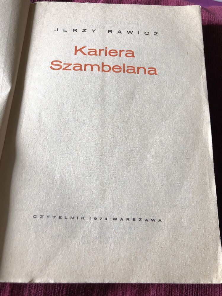 Kariera szambelana Jerzy Rawicz