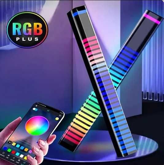 Inteligentne światła RGB LED 3D USB TYP C aplikacja akumulator wewnętr