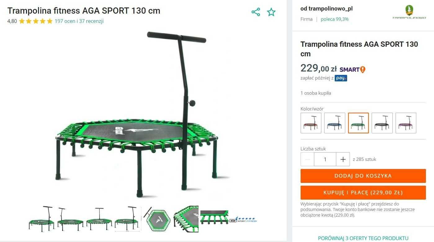 Trampolina fitness