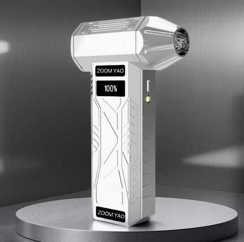 Dmuchawa akumulatorowa z wbudowaną latarką USBC jak sprężone powietrze