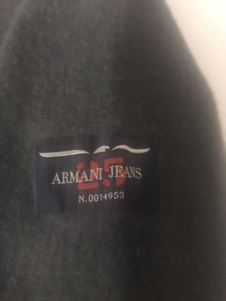 ARMANI wełniany sweter męski r. L