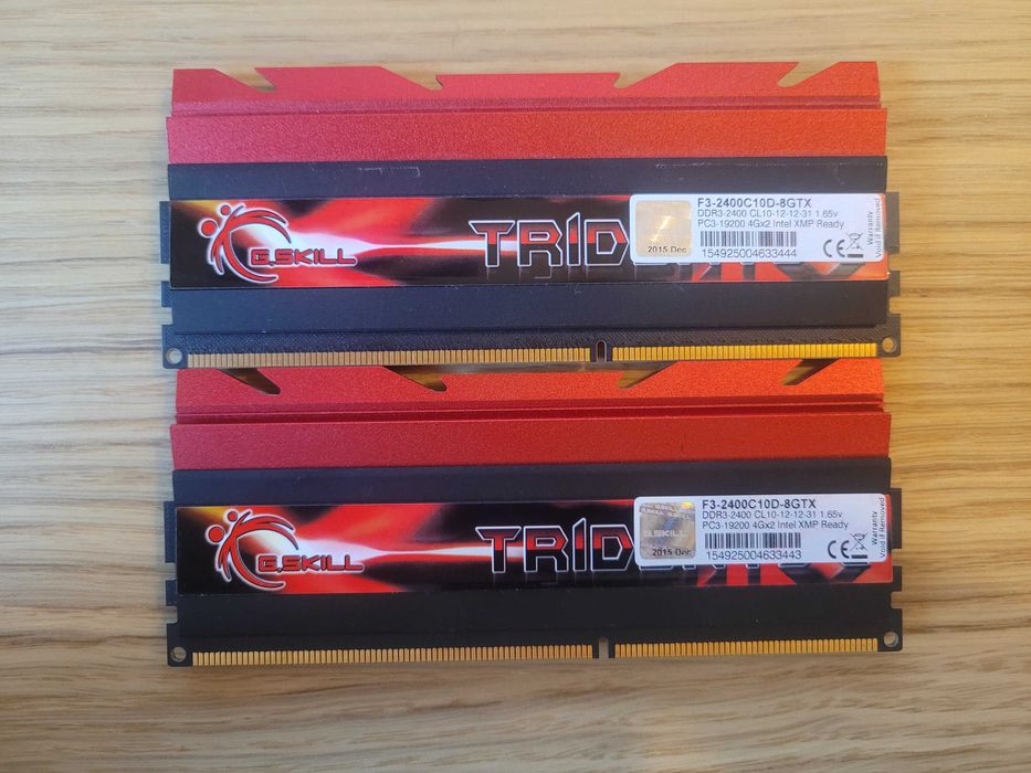 Pamięć ram DDR3 8GB (2x4GB) TridentX używana