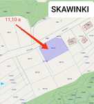Działka w gm. Lanckorona, 11 arów pod dom, Skawinki