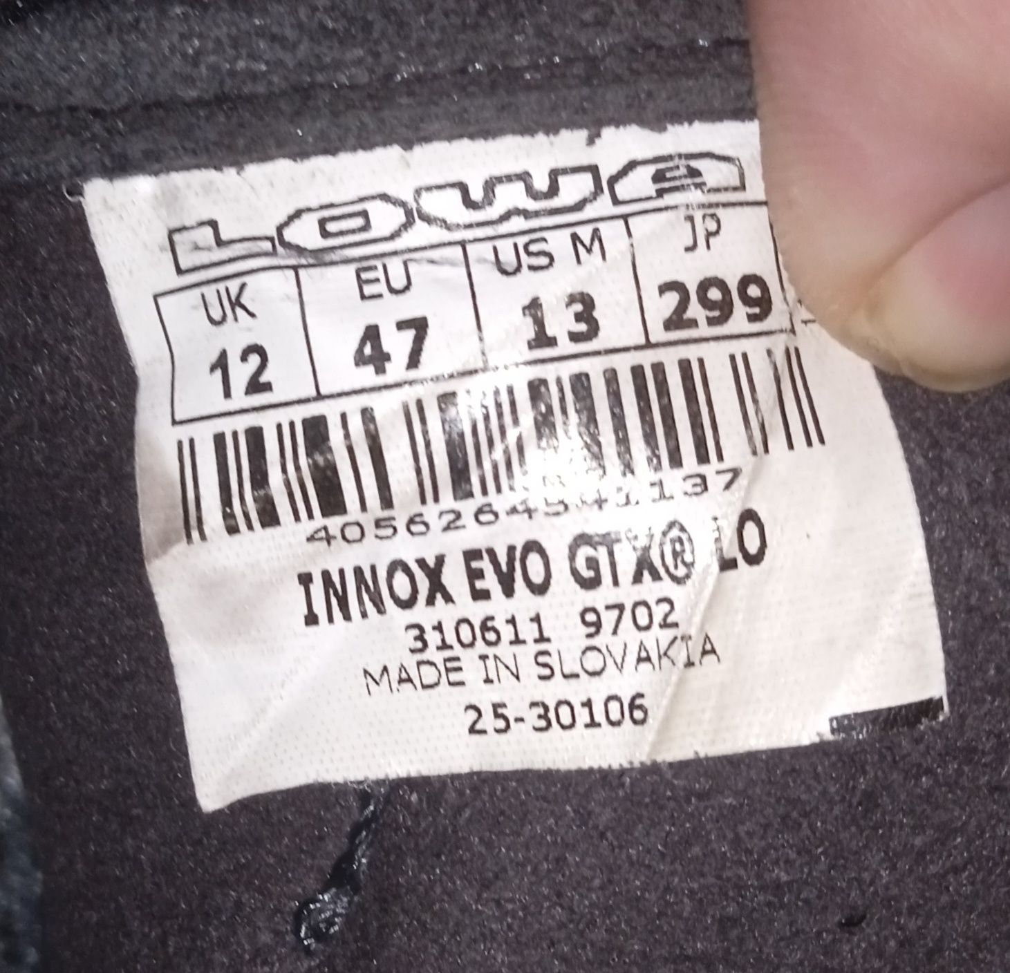 Кроссовки Lowa Gore-Tex 46-47р