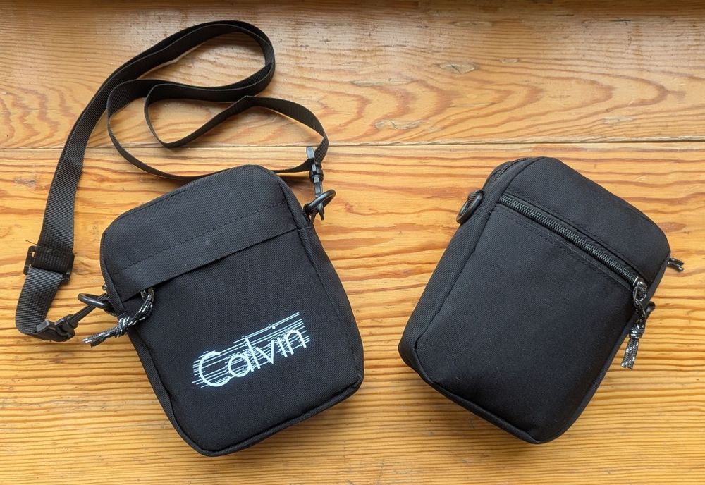 Чоловіча мужская сумка мессенджер барсетка через плечо Calvin