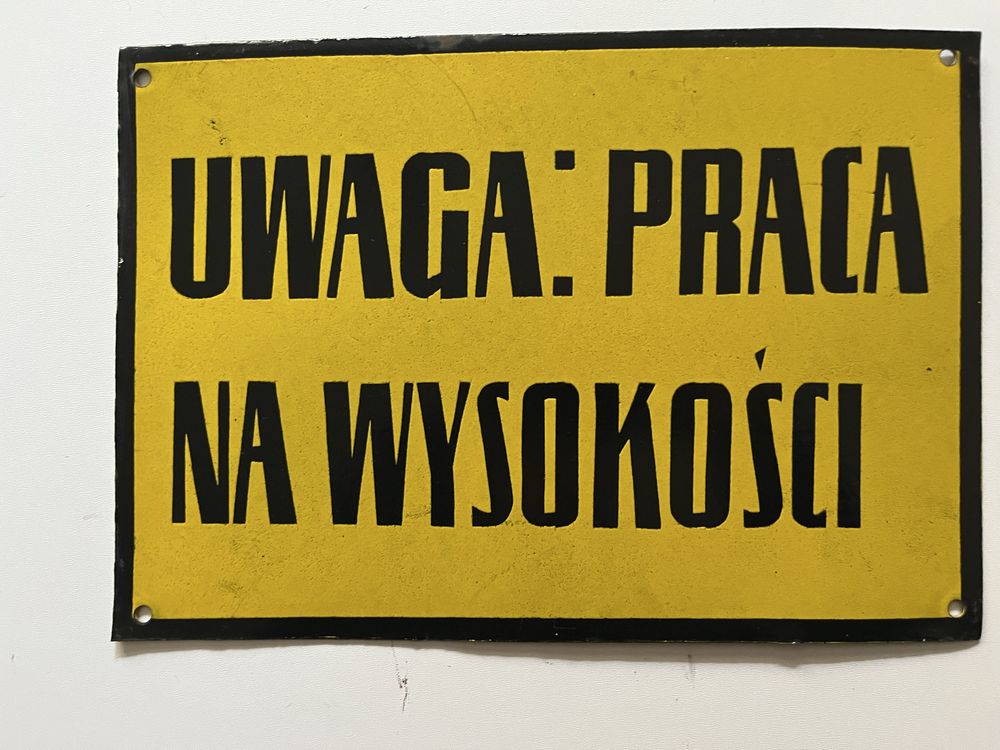 Tablica informacyjna PRL
