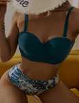Mega cudny sexy seksowny strój kąpielowy dwuczęściowy plaża lato