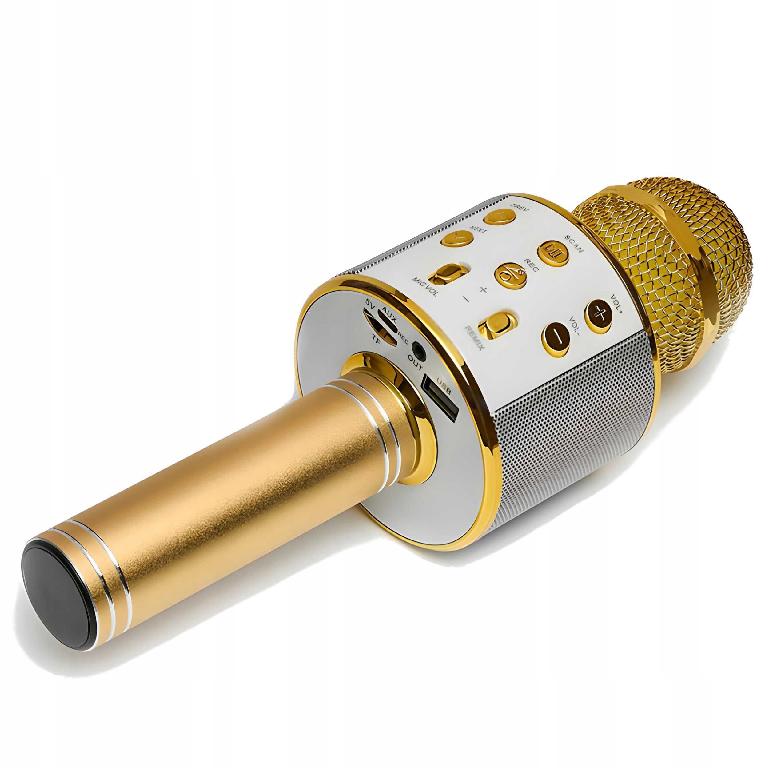 mikrofon karaoke bezprzewodowy bluetooth głośnik dla dzieci na prezent