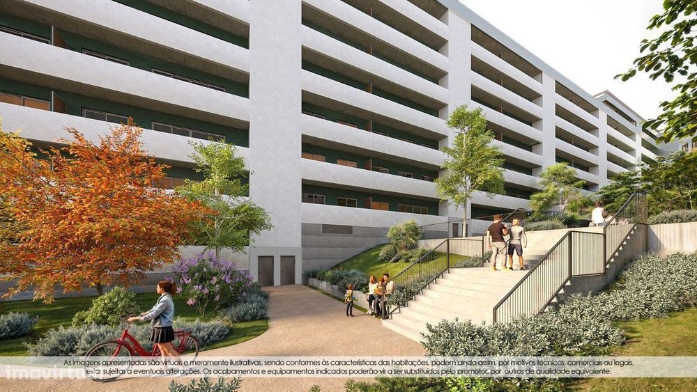 T1 Novo c/ Lugar de Garagem na Praça das Flores, Antas