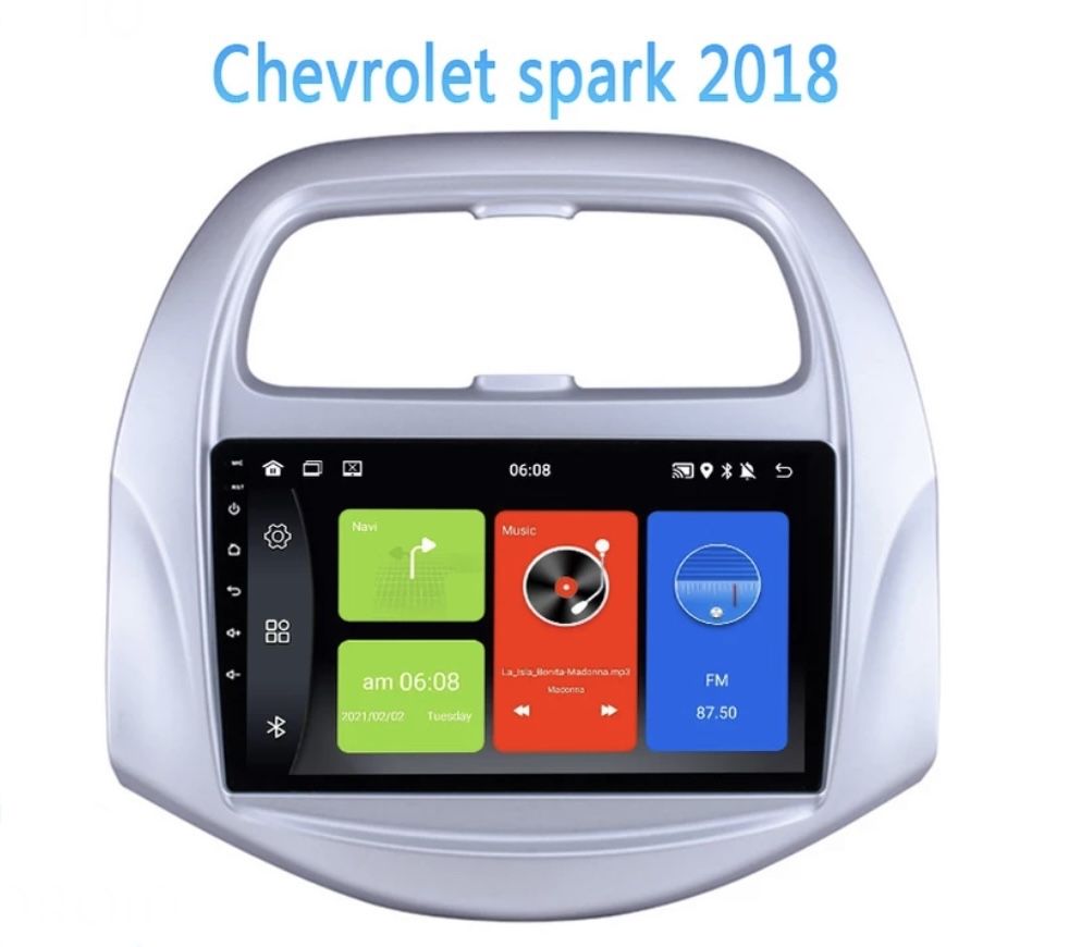 Штатная магнитола Chevrolet Spark, Beat, Baic Daewoo Matiz 2018+