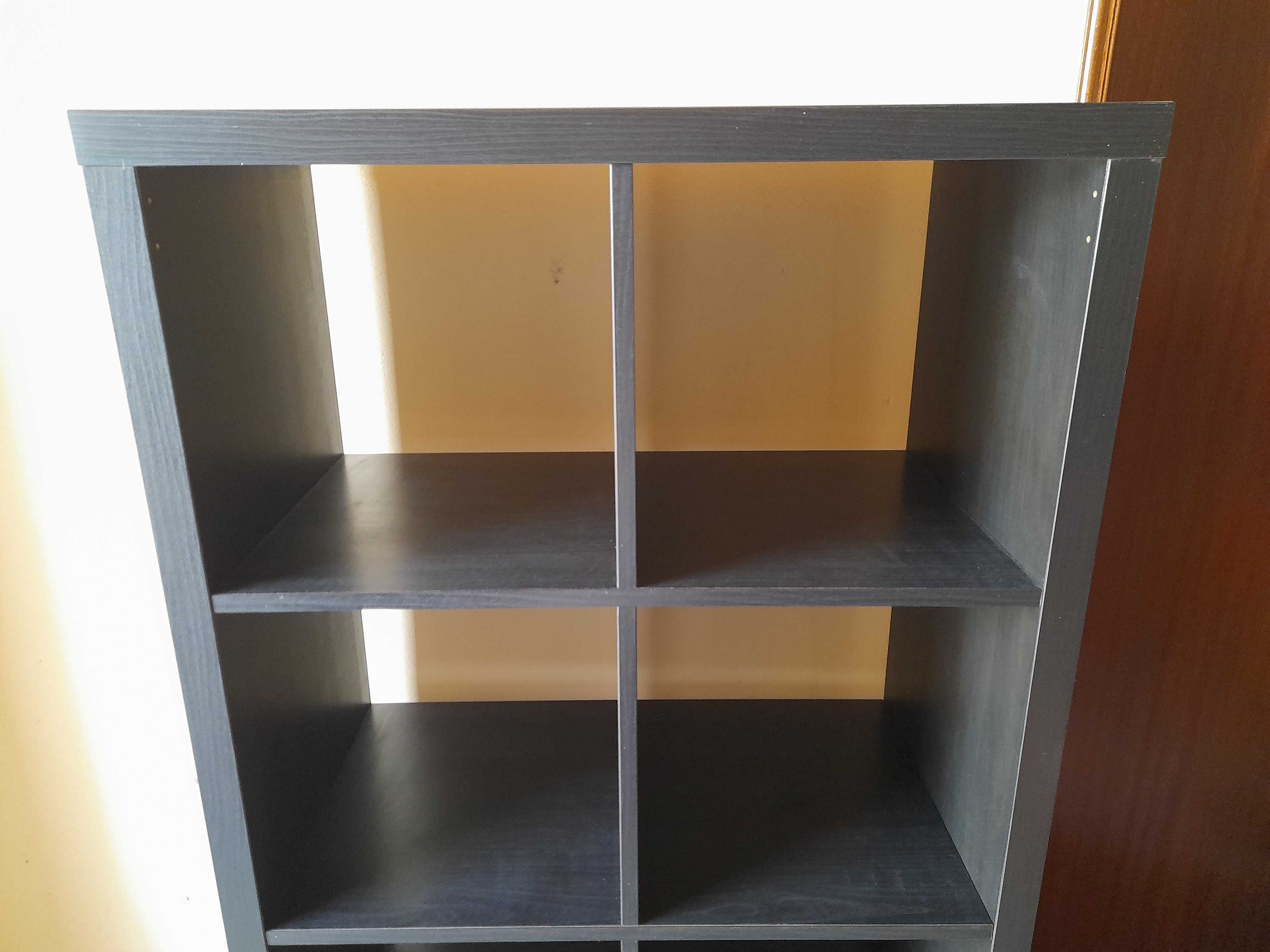 Estante livros preto