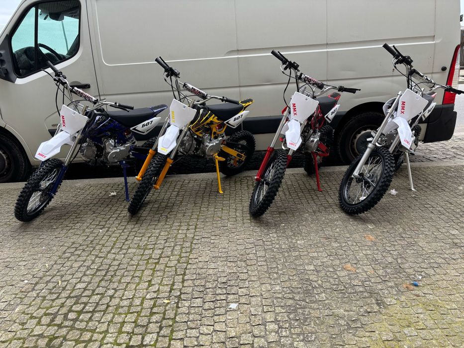 Motocross Pit bike 125cc novas com aranque electrico