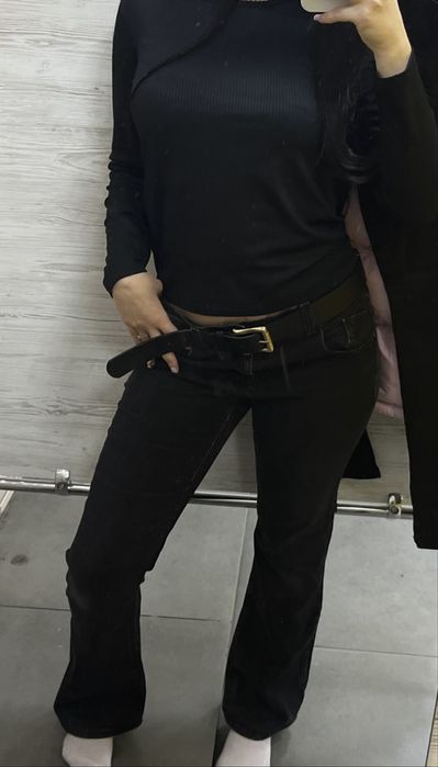 Джинсы Jeans bootcut flared drip drill