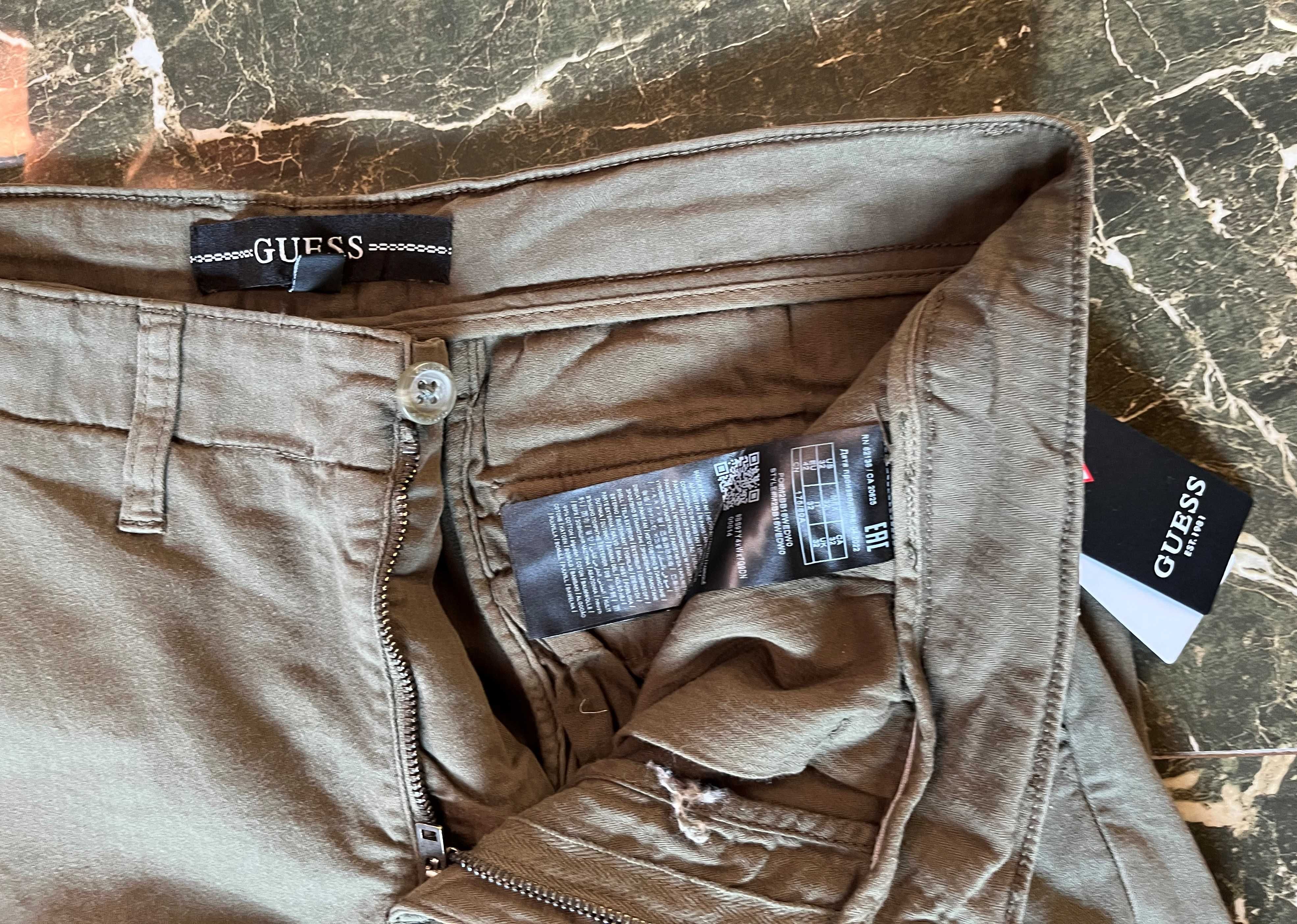 Брюки карго GUESS Men's Chevron Cargo Pants Оригинал из США Размер 32