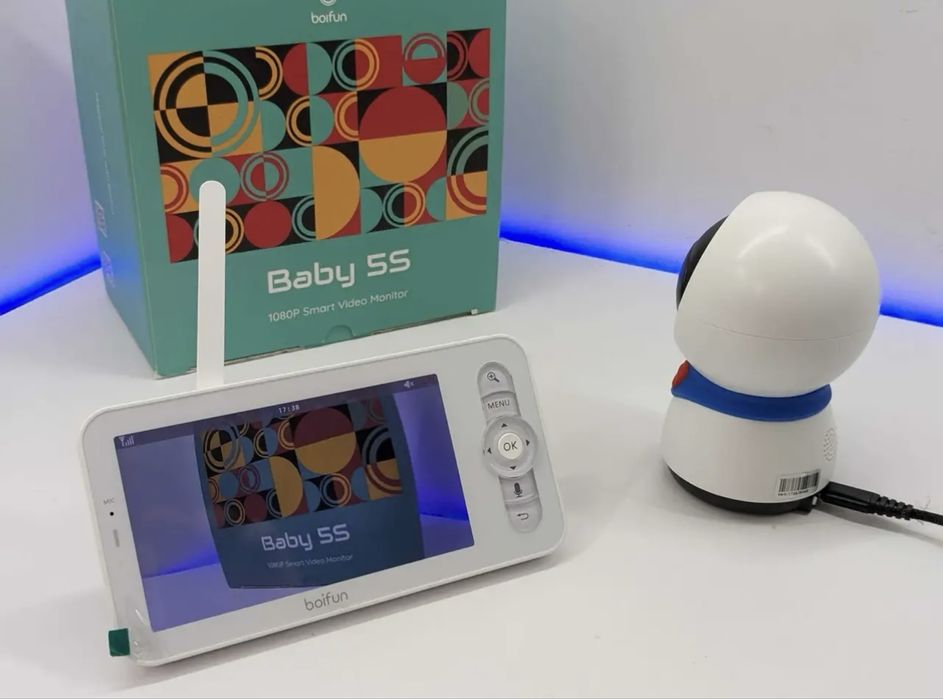 Видеоняня Boifun Baby 5s МОНИТОР 5" + Wi-fi подключение к телефону