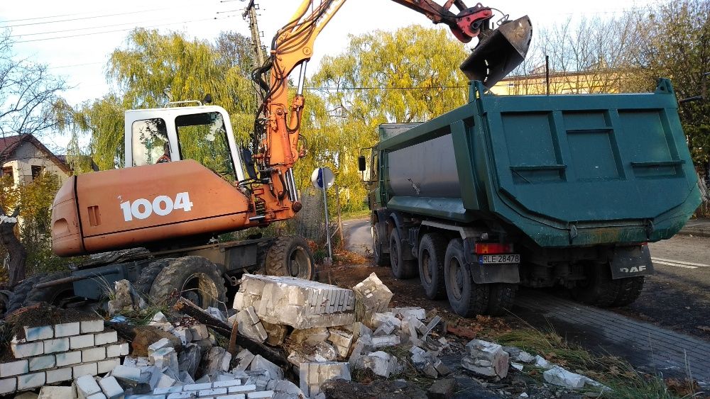 Roboty Ziemne Usługi koparką, transport kruszyw, młot wyburzeniowy