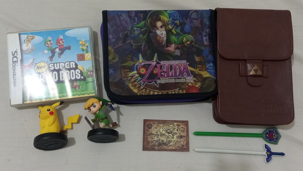 Bolsa zelda pouch majora's mask amiibo pikachu