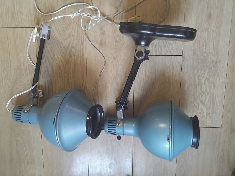 Ретро медицинские лампы Соллюкс в стиле лофт времён СССР