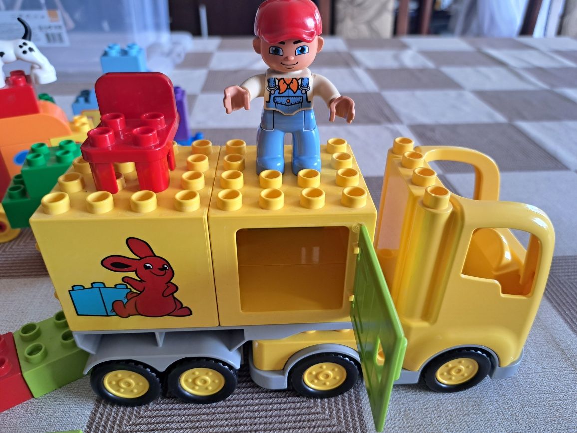 Lego duplo pociag liczbyi + lodziarnia