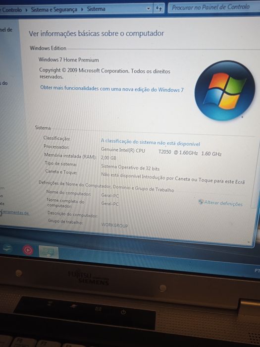 PC portátil " Fujitsu Siemens"