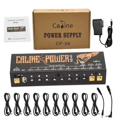 Блок питания для педалборда на 10 педалей Caline CP04  с изолир. выход