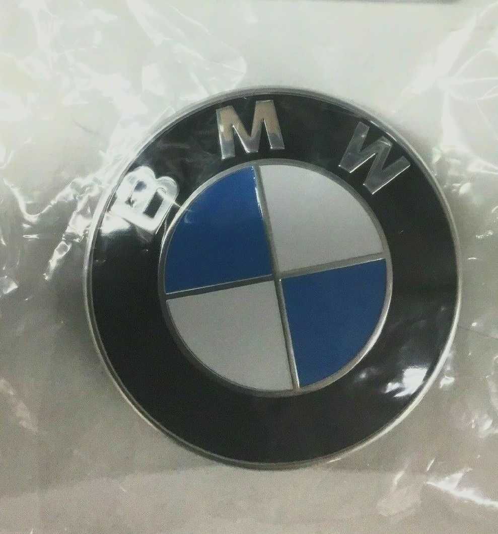 Nowy emblemat BMW 74mm | 82mm znaczek okrągły z bolcami