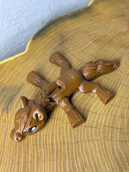 Konik 3D–unikalna ruchoma figurka, druk 3D, prezent, ręczne malowanie