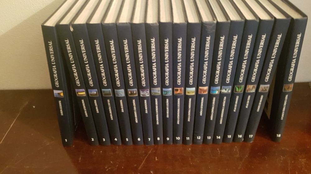 18 Livros geografia universal grande atlas século XXI