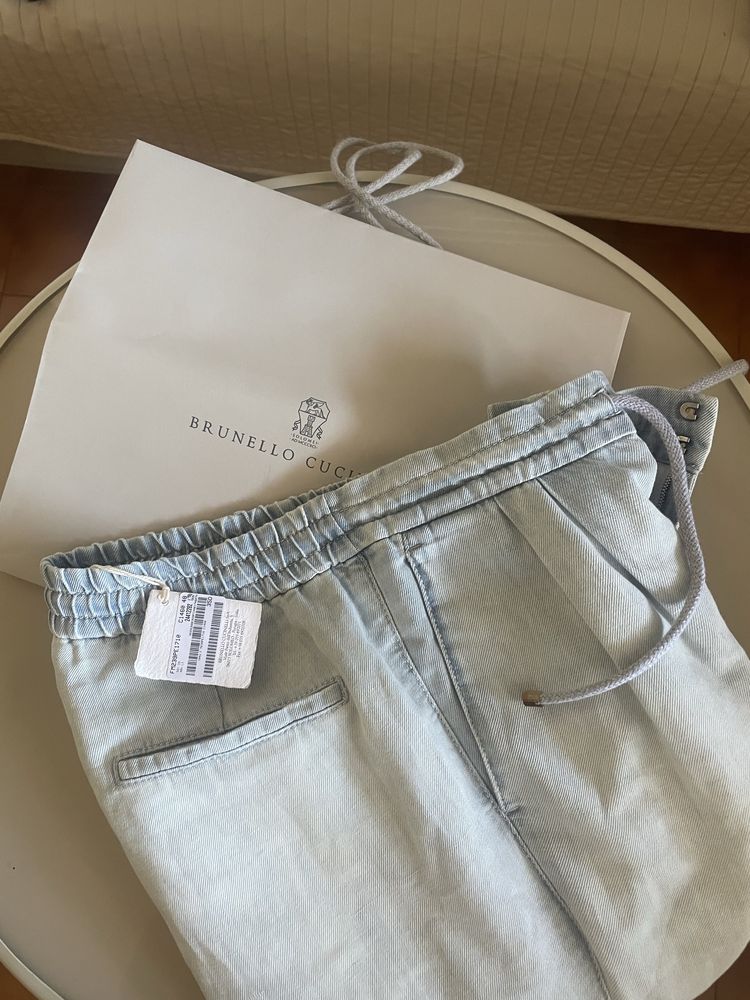 Брюки котоновые Brunello Cucinelli размер 48