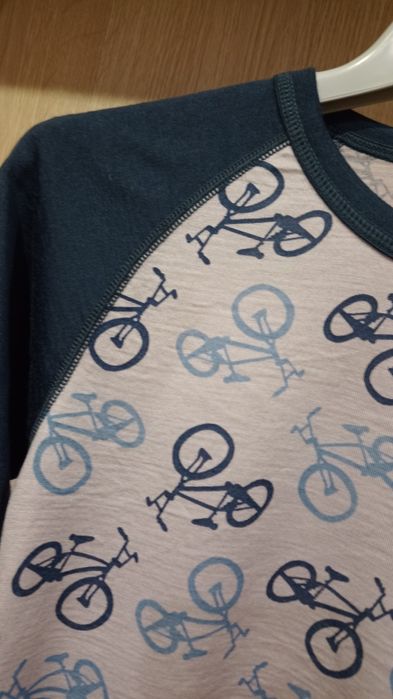 Bluzka koszulka termiczna wełniana, Merino Wool wełna Skogstad 128