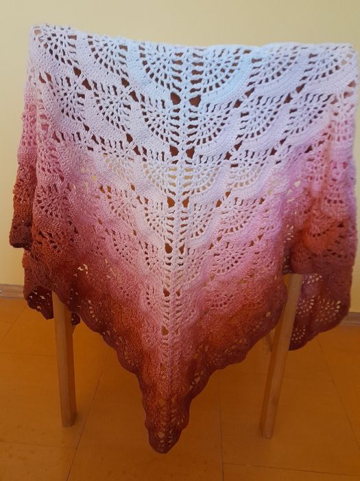 Chusty ręcznie robione vintage