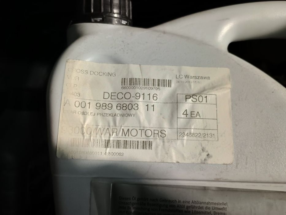 Oryginalny Olej skrzyni automat Mercedes ATF134 236,14 6L ATF 134