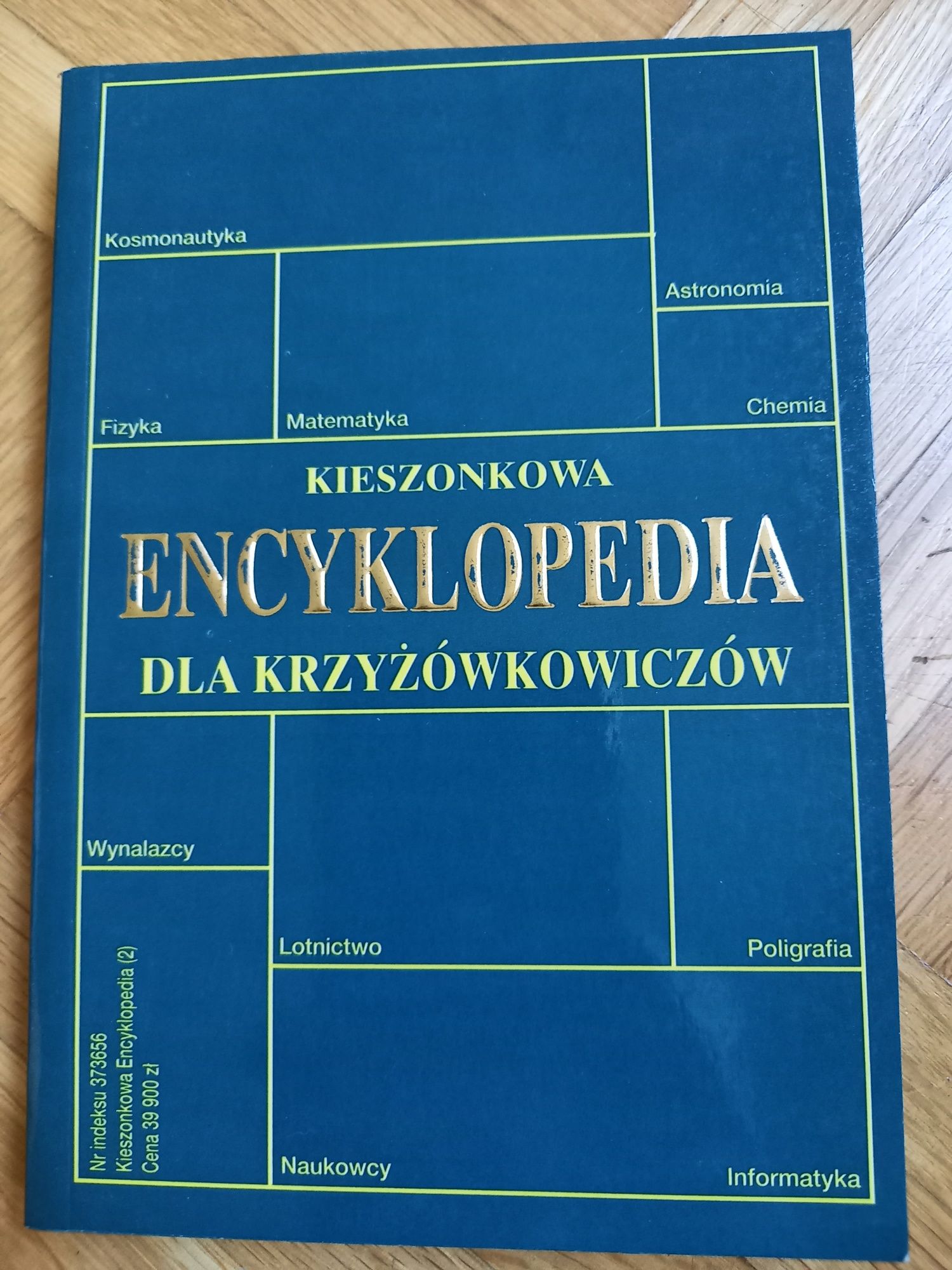 kieszonkowa ENCYKLOPEDIA dla Krzyżówkowiczów - fizyka chemia lotnictwo