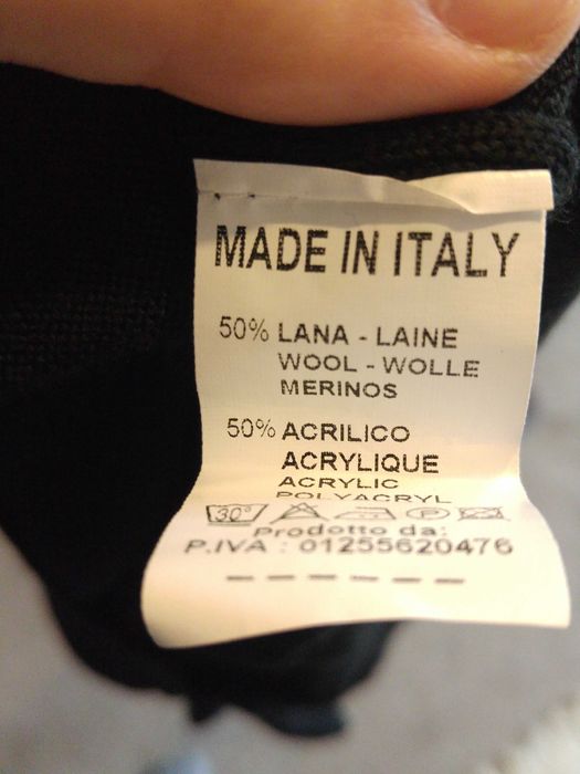 Sweter polo męski wełna merino