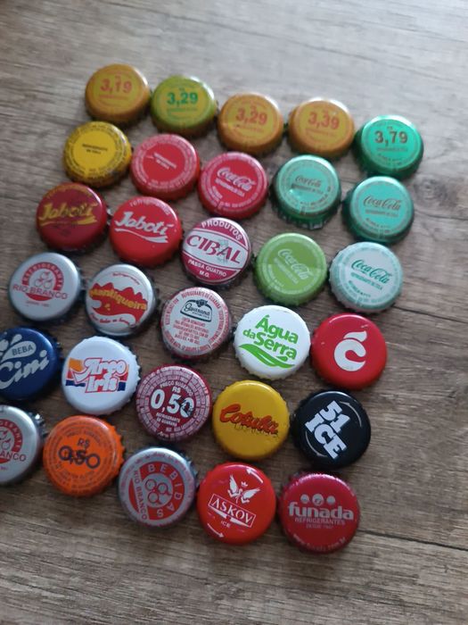 Kapsle niepiwne z Brazylii zestaw 30 sztuk każdy inny coca-cola