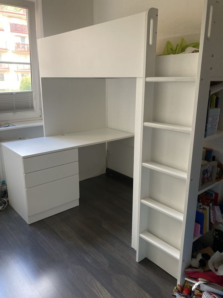 Biurko, łóżko, regał, szafa dziecięca i młodzieżowa IKEA SMASTAD