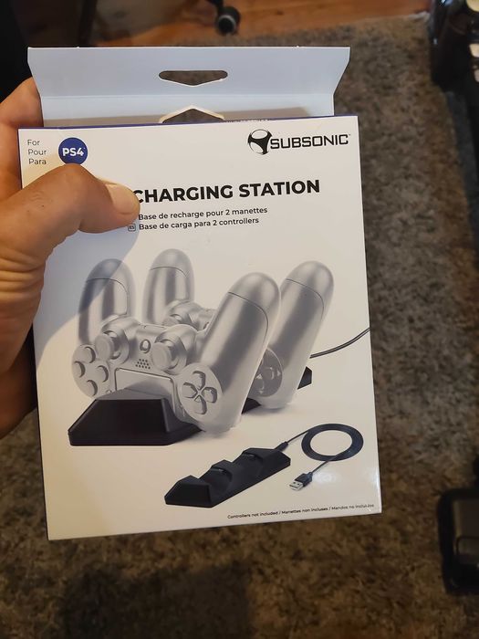 Estação de carregamento comandos ps