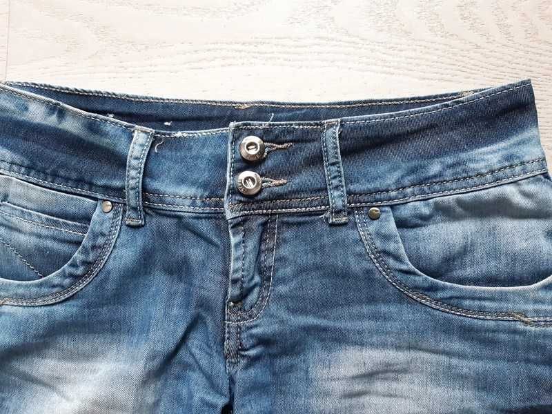 Krótkie spodenki szorty jeansy Toxik jeans 36,S