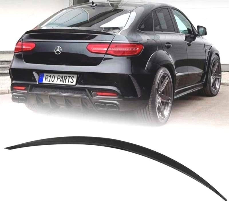 AILERON LIP SPOILER MERCEDES GLE COUPE C292 15-18 LOOK AMG PRETO BRILHO