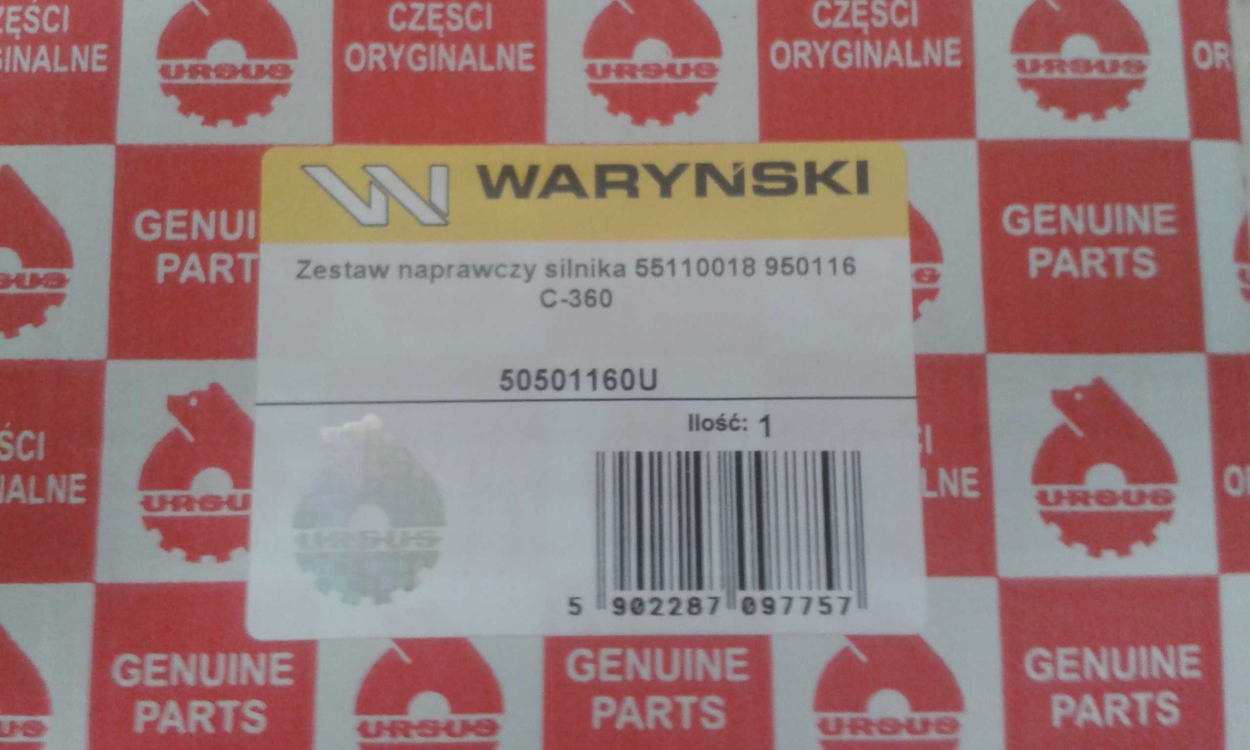 Zestaw naprawczy silnika C-360 ORYGINAL URSUS