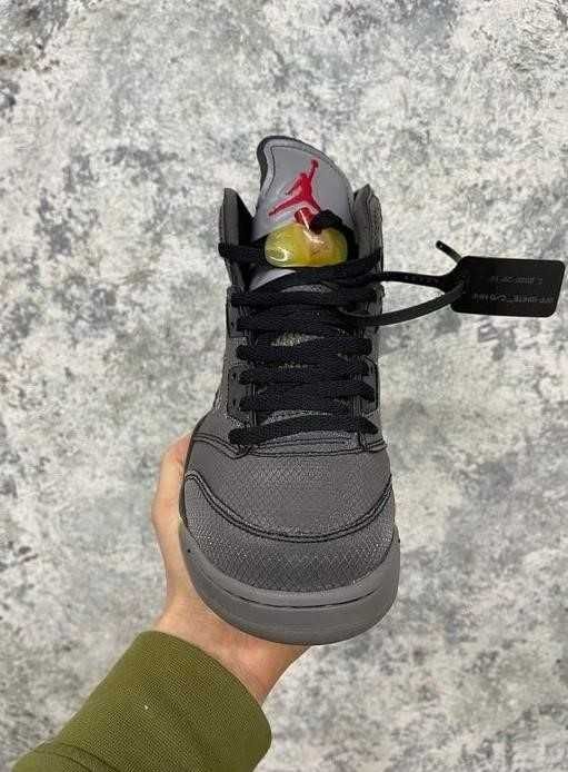 Мужские кроссовки Nike Air Jordan 5 Retro x Off-White 40-45 найк
