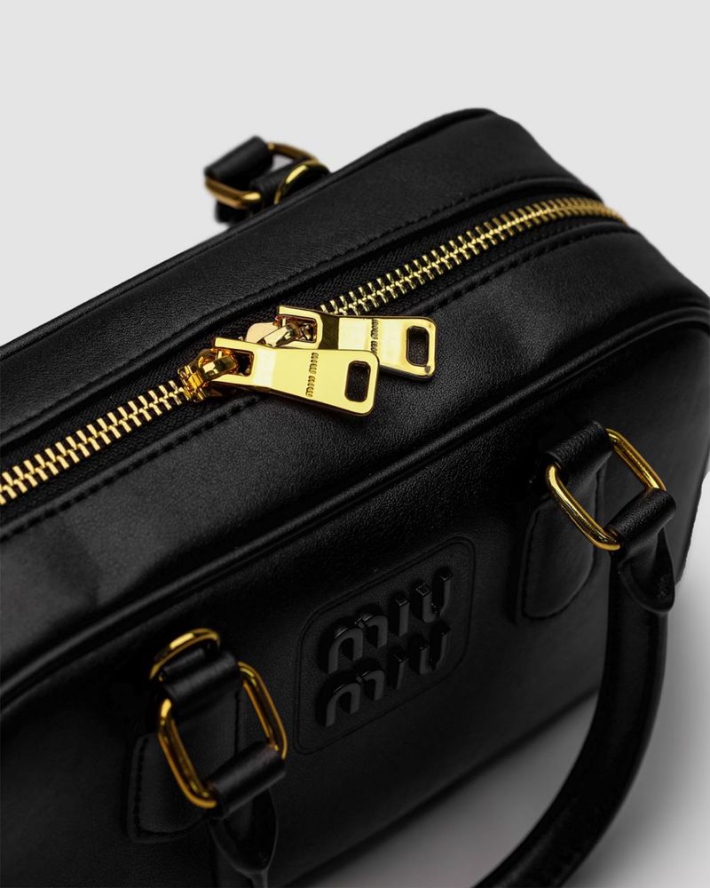Torebka Miu Miu Arcadia Leather Bag Black