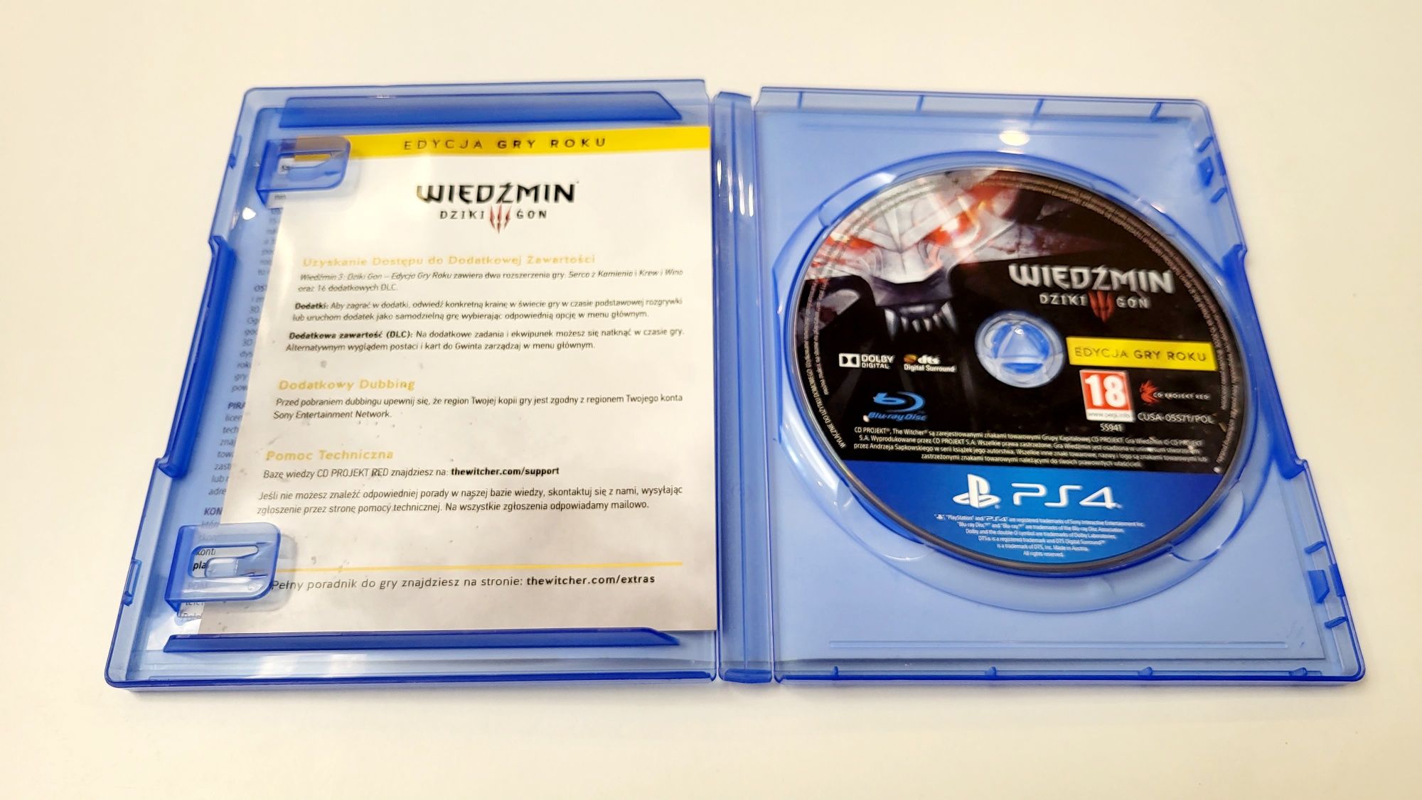 Gra Wiedźmin 3 III Dziki Gon Edycja Gry Roku Goty PL PS4 PS5