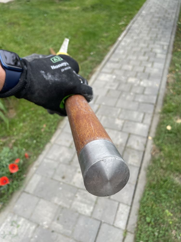 Poręcz, barierka imitacja drewna 3m, srednica 4cm